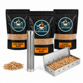 Räucherspäne Starter Set - 3x600 g + Räucherzubehör