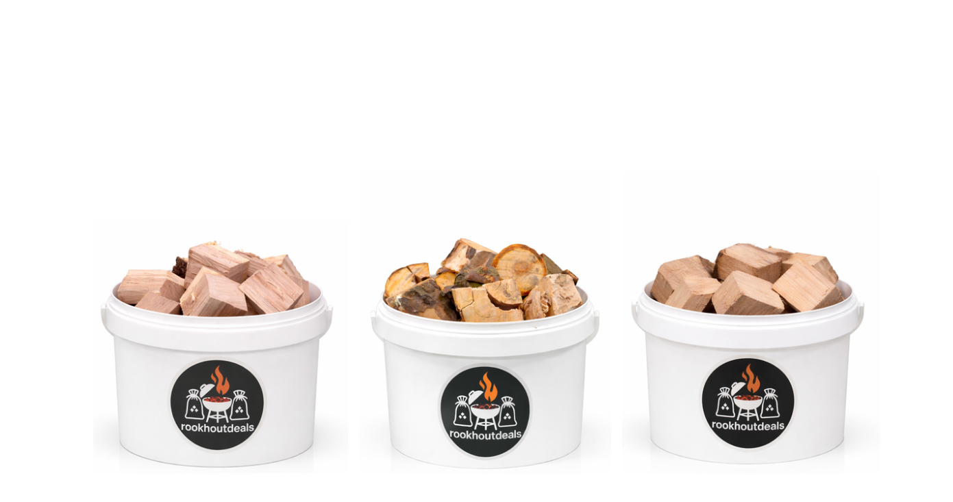 Räucherchunks Starter-Set - 3 Sorten - 3x1 kg