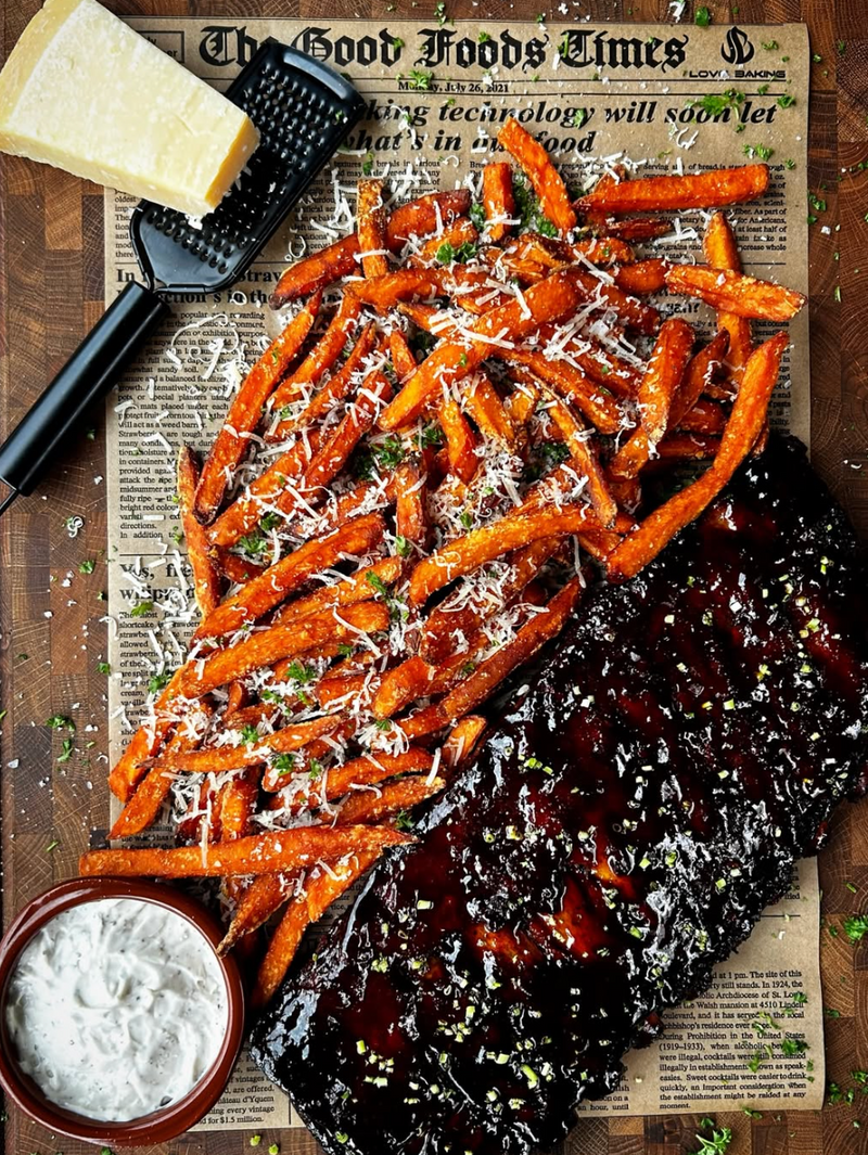 Iberico Spareribs, mit Hickory geräuchert