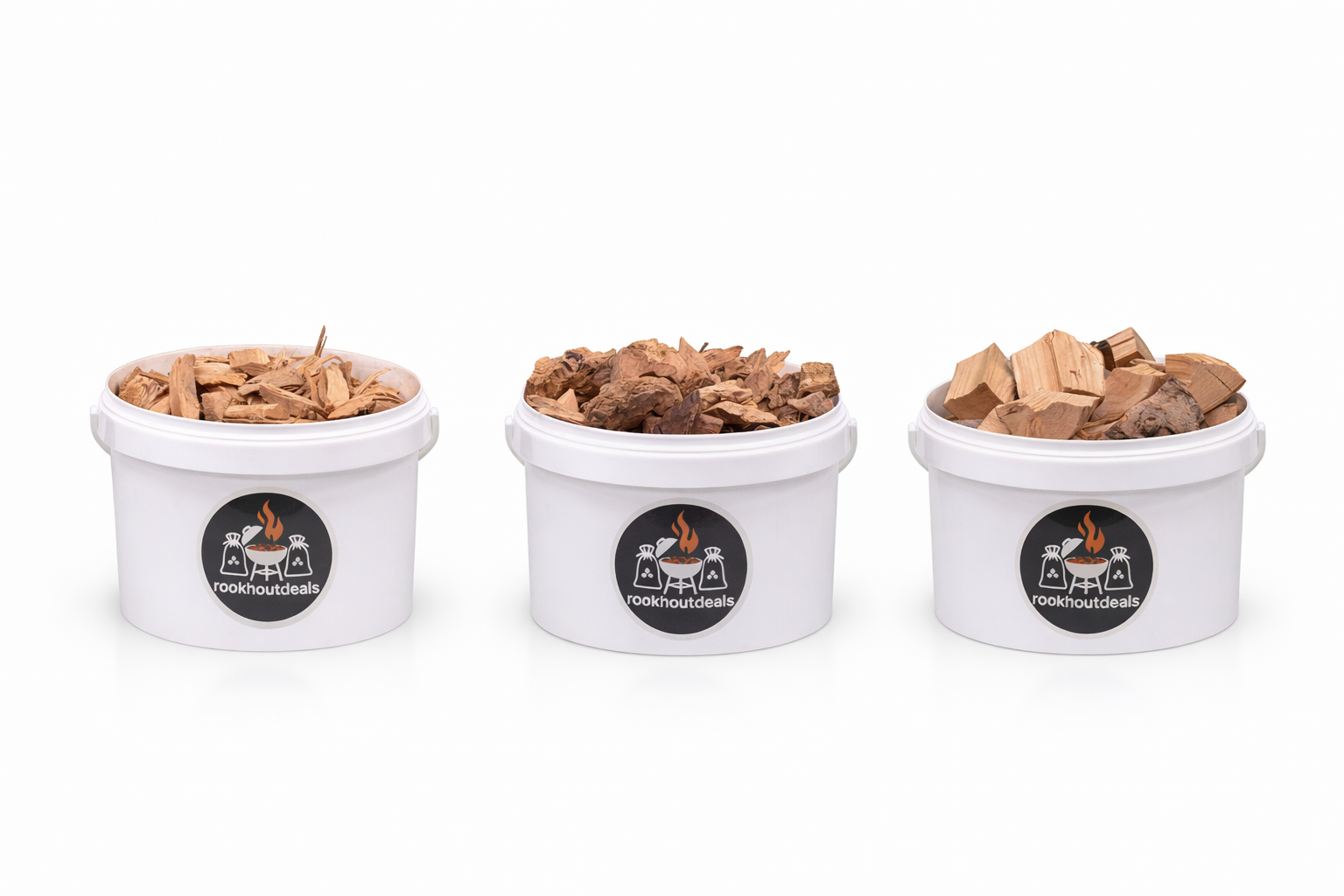 Mediterranes Räucherchunks Paket - 3 Sorten - 3x1 kg